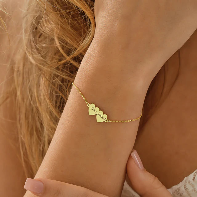 Twin Heart Bracelet
