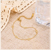 Amara Heart Anklet
