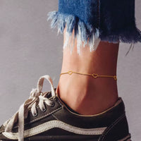 Amara Heart Anklet