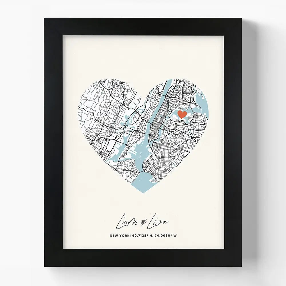 Love Story Map frame