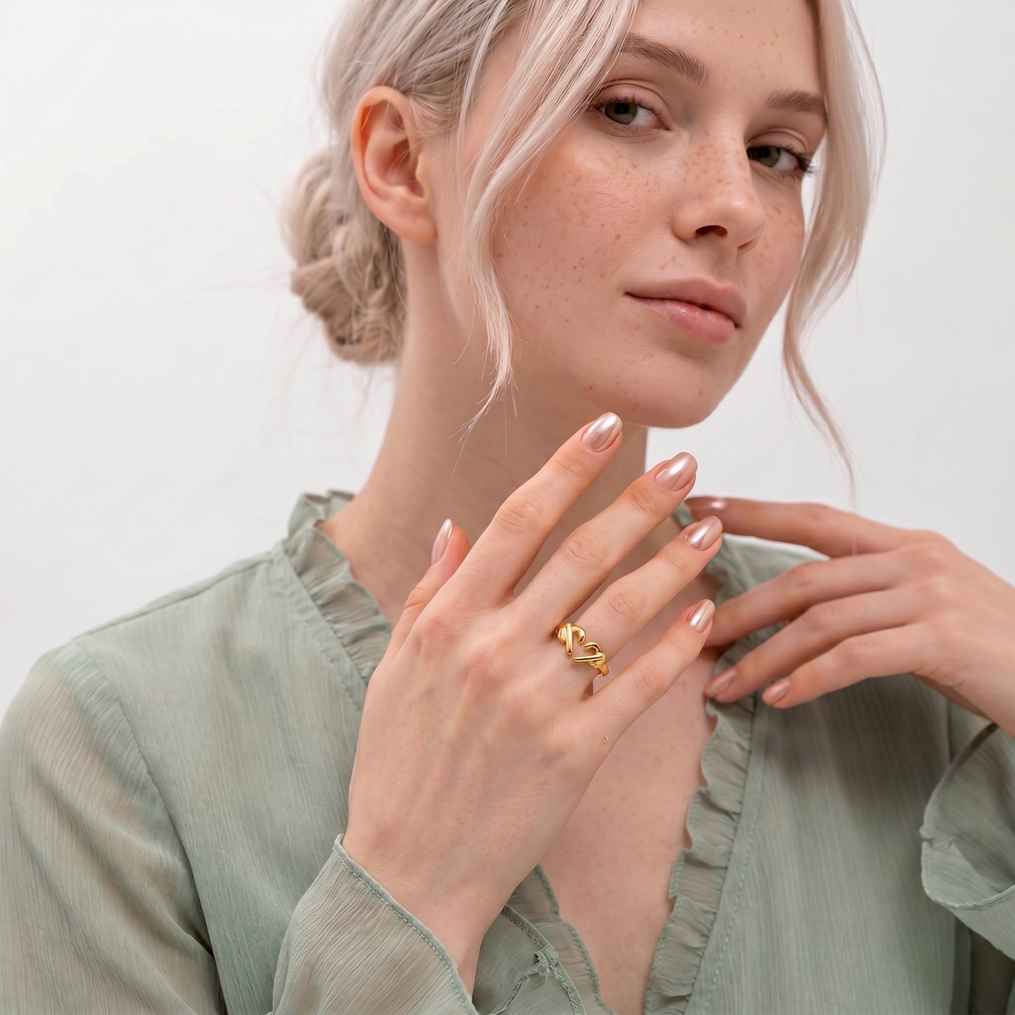 Hugging Hands - Adjustable Rings