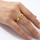 Hugging Hands - Adjustable Rings