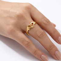 Hugging Hands - Adjustable Rings