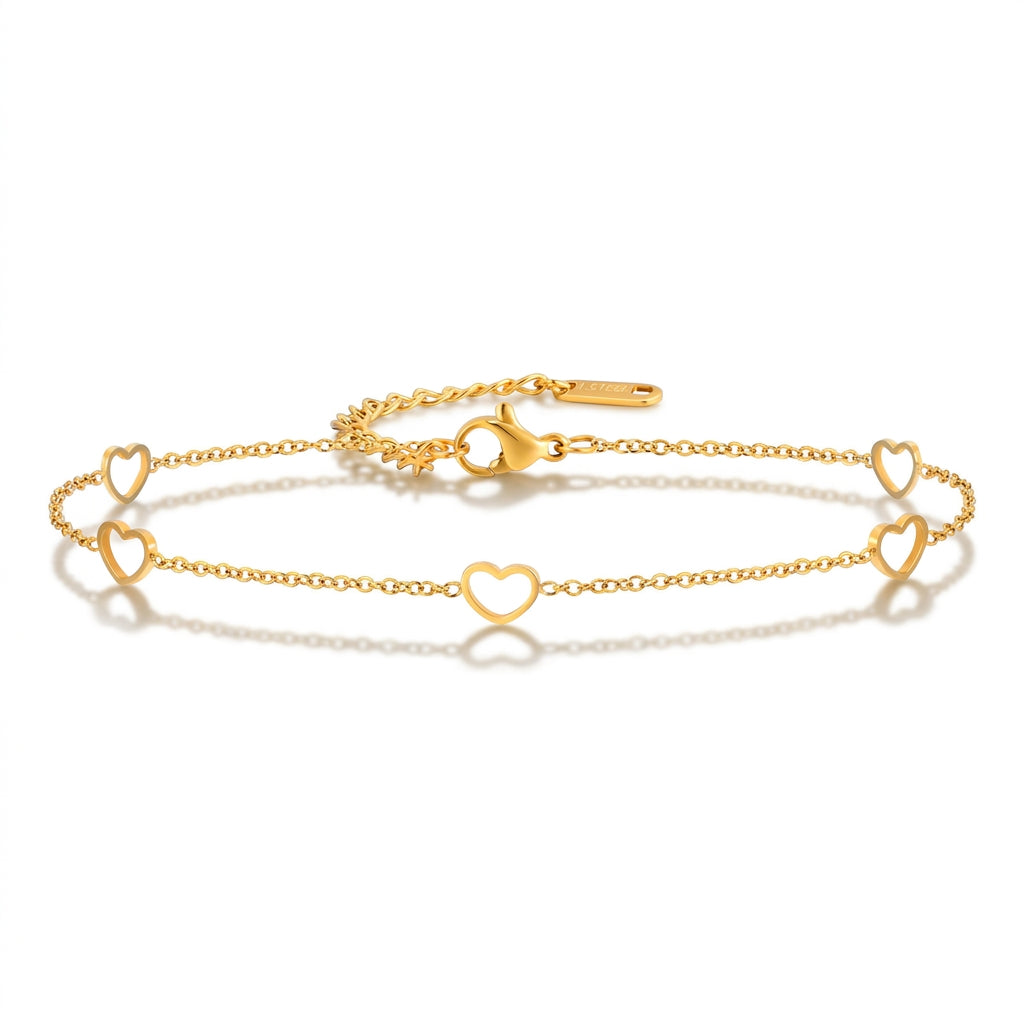 Amara Heart Anklet