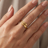The Twist Ring - Adjustable Size