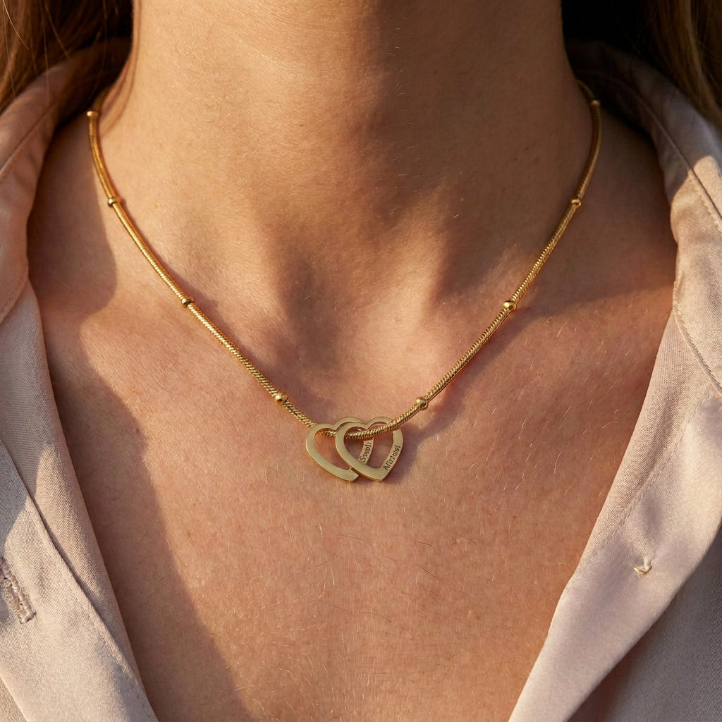 Twin Heart Necklace