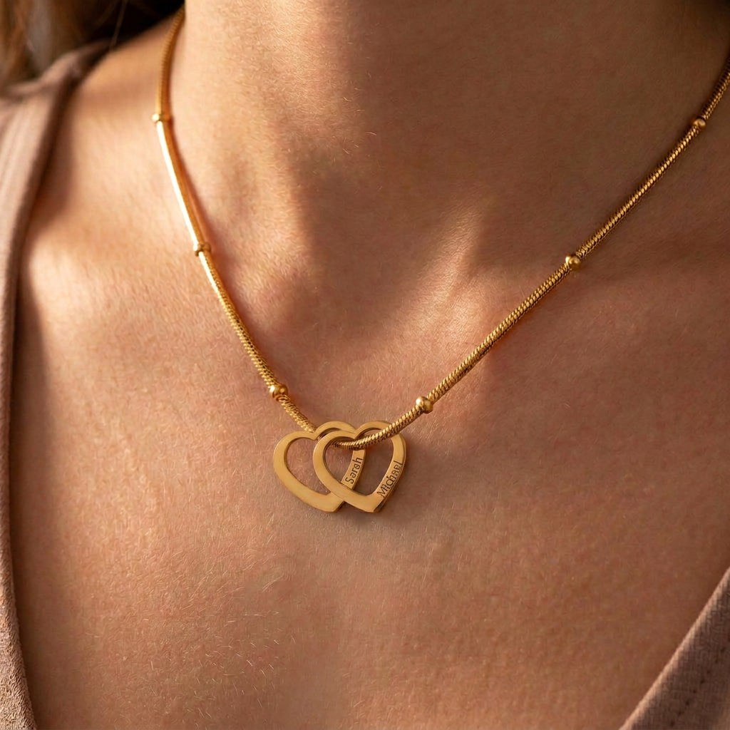 Twin Heart Necklace